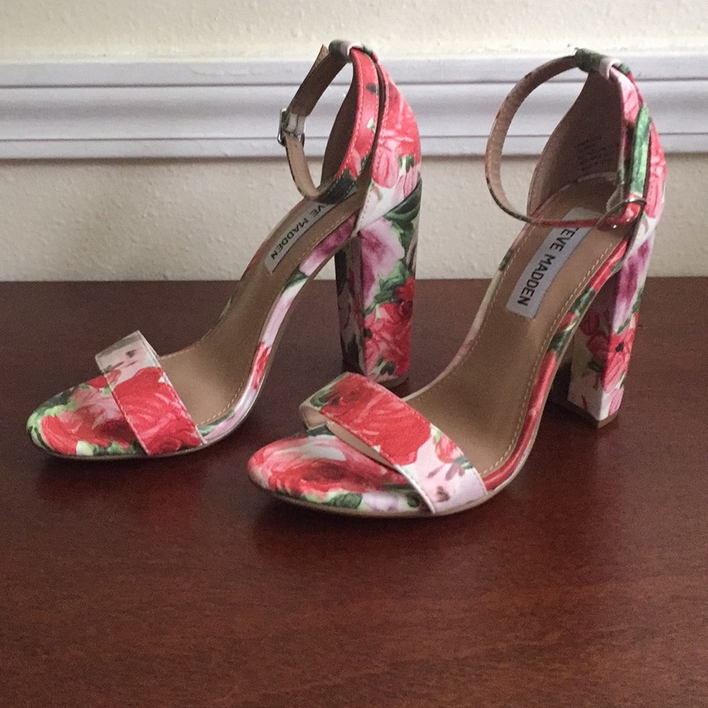 Steve Madden Carrson Floral Heeled Sandals